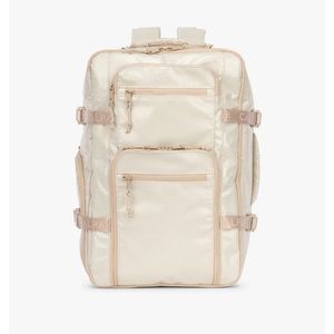 CALPAK Terra Laptop Backpack Duffel 26L in White Sands